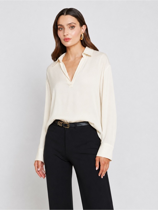 L'AGENCE Tops - L’Agence 100% silk top